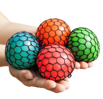 Mesh squeeze grape stress balls